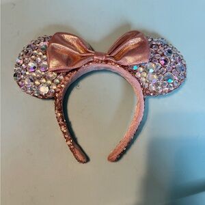 Rose Gold Jeweled Disney Parks Mickey Minnie Ears